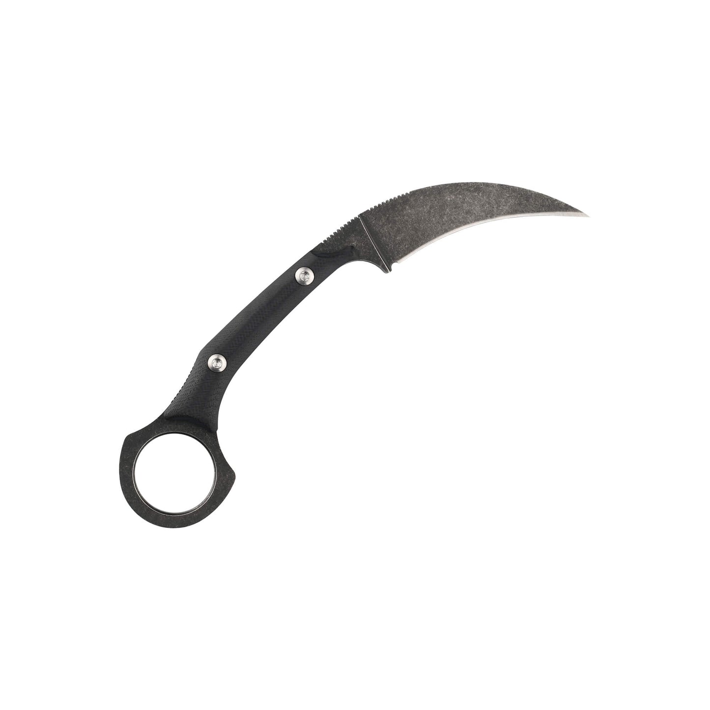 Black fixed-blade knife Sigurd from Mavik Gear made of 7Cr13 Steel and G10 for secure grip, with talon blade. 