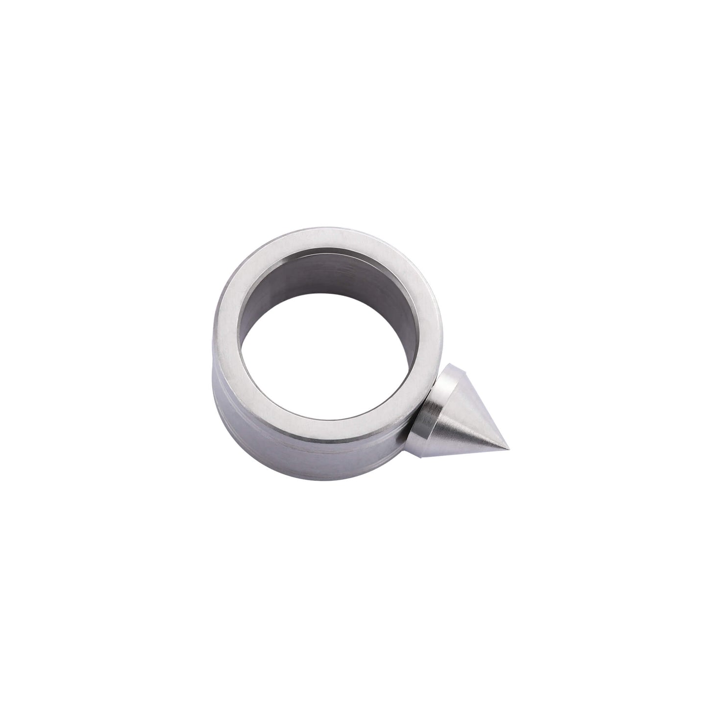 Tactical ring Sharpnel from Mavik Gear, made of stainless steel with a .86" diameter.