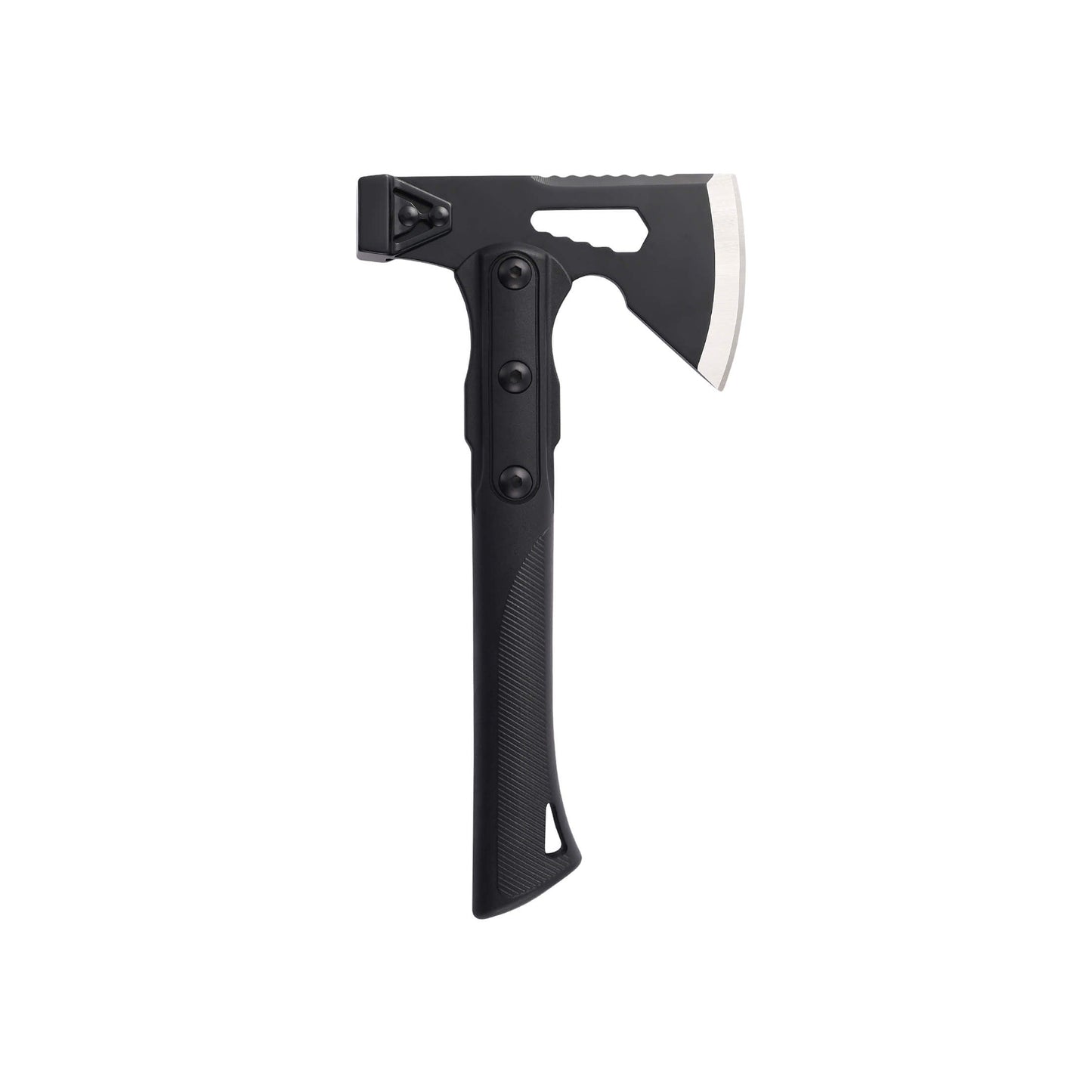 Tactical Camping Black 440C steel Eagle Ax from Mavik Gear with anti-slip handle.